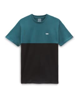 Colorblock Tee Black Deep Teal