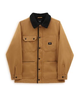 Drill Chore Coat Sherpa Bone Brown