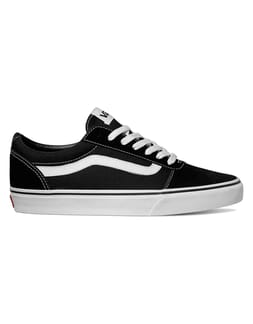 Ward Suede Canvas Black White