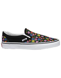 Classic Slip-On Floral Black/White