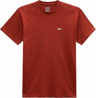 Left Chest Logo Tee Burnt Henna White