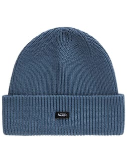 Post Shallow Cuff Beanie Bluestone