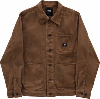 Drill Chore Coat Corduroy II Sepia