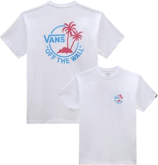 Classic Mini Dual Palm II SS White/Malibu Blue