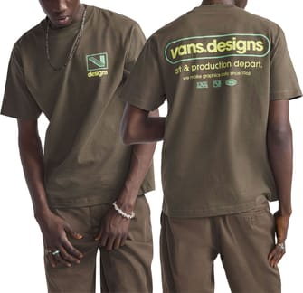 Art Production SS Tee Coal Brown