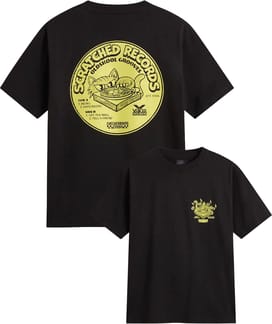 Scratched Records SS Tee Black