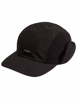 66 Earflap Tall Camper Hat Black