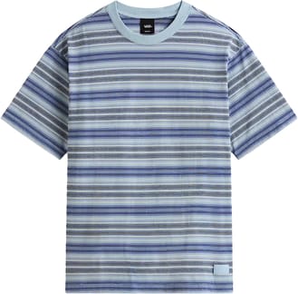Stripe Ringer Loose SS Knit Soft Slate