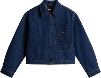 Emily Boxy Workwear Jacket Dark Rinse