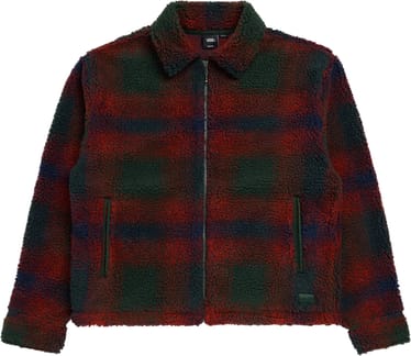 Yukon High Pile Jacquard Jacket Oil Green