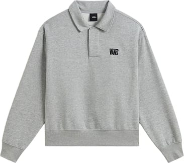 Polo Fleece Pullover Cement Heather