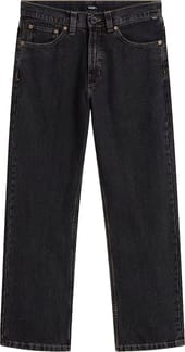 Check-5 Straight Denim Pant Washed Black