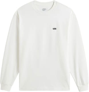 Left Chest II Loose LS Tee White