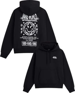Left Chest Pullover Black