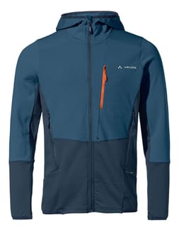 Men'S Monviso Hooded Grid Fleece Jacket Baltic Sea 