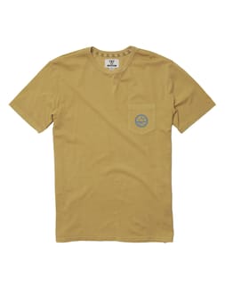 Super Natural SS Pkt Tee Ochre