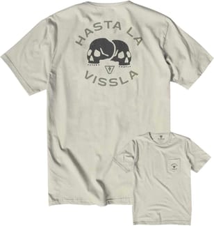 Hasta La Vissla Organic PKT Tee Bone