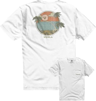 Hideaway Premium PKT Tee White