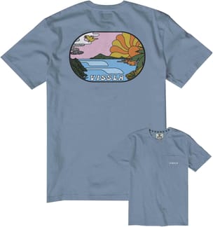 Portal SS PKT Tee Faded Denim