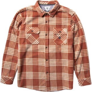 Eco-Zy Ls Polar Flannel Barn Red