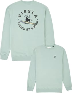 Surf & Chill Crew Fleece Sea Green