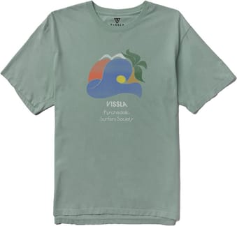 Psychedelic Wave Organic Tee Jade