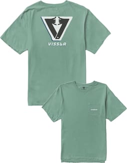 Amigo Shaka Organic Pkt Tee Jade