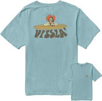 Soren Lady Shred Organic Tee Stone Blue