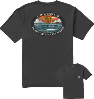 Tasty Waves Premium Organic PKT Tee Black
