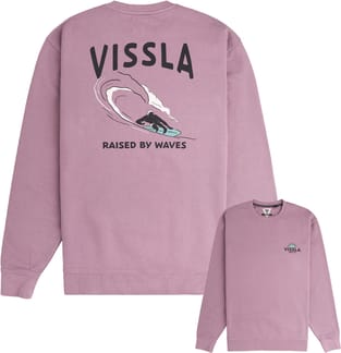 Raised by Waves Crew Fleece Dusty Lilac