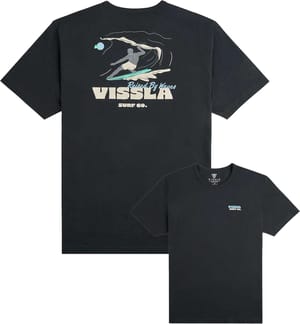 Sunset Wave Tee SS Black