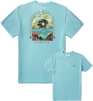 Lucid Dreams Cosmic Wash SS Tee Vintage Blue