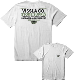 Stoke Supply SS PKT Tee White