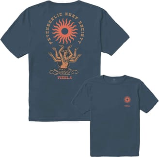 Hula Hands Organic Tee Dark Denim