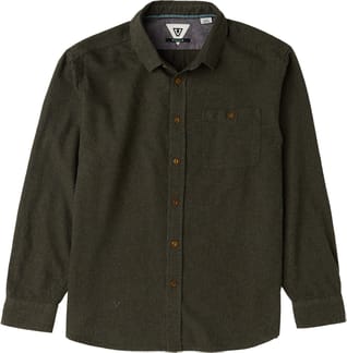 Go To Lightweight Eco Flannel LS Tee M Tarp Heather