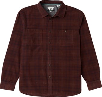 Rails Cord Eco LS Shirt Brick