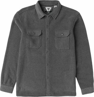Looper Terry Eco Overshirt Dark Grey