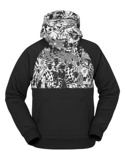Hydro Riding Hoodie Black White