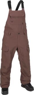 Creston 3D Stretch Bib Overall Mahogany