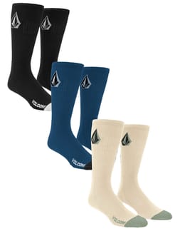 Full Stone Mix Sock 3Pk Pale Khaki