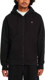 Single Stone Zip Black