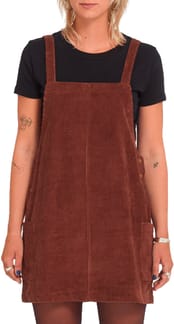 Power Chord Dress Tobacco Brown
