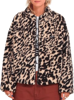Wylding Out Sherpa W Animal Print