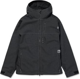 Top Stitch Jacket Black Denim