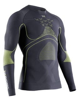 Energy Accumulator 4.0 Shirt Ls M Charcoal/Yellow