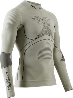 Energy Accumulator 4.0 Shirt Turtle Neck Lg Sl Men - Tea Grey/Black