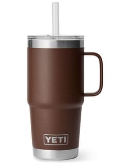 Rambler 25 Oz Straw Mug 2.0 Wetlands Brown