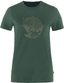 Abisko Wool Fox SS W Arctic Green Patina Green
