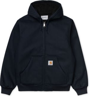 Active Jacket Quilted Fleece Lined Dark Navy Rigid