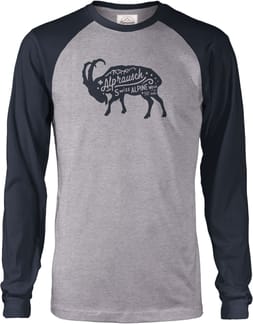 Alpbock Longsleeve Grey Melange Navy
